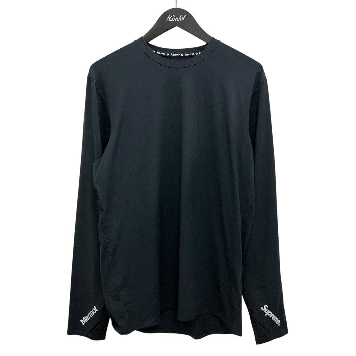 Supreme×Marmot 25AW【Base Layer L S Top】長袖カットソー ネイビー