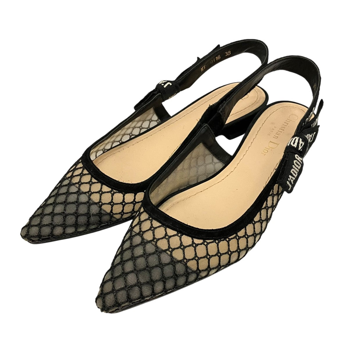 J'Adior スリングバックフラット　38サイズ Christian Dior(クリスチャンディオール) J'ADIORスリングバック