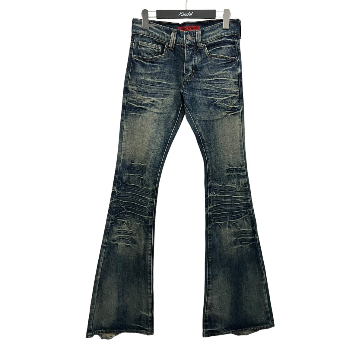 Jaded London ブーツカットデニム Jaded London(ジェイデッドロンドン) ウォッシュ加工ブーツカット