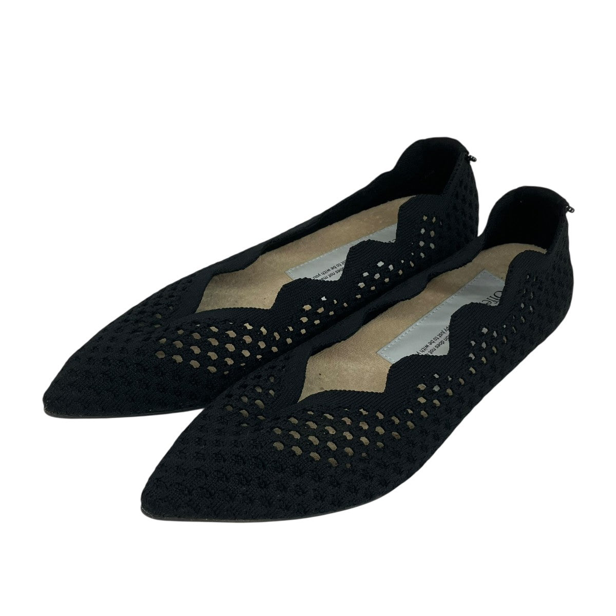 offen(オッフェン) pointed-SCALLOP MESHパンプス ブラック サイズ 40 offen(オッフェン) pointed-SCALLOP MESHパンプス ブラック サイズ 40