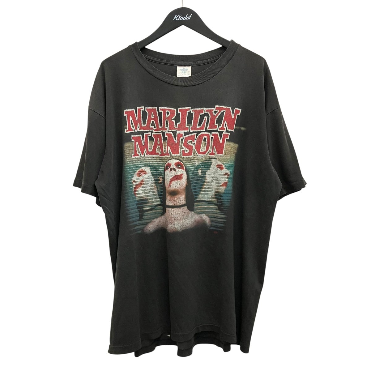 NO BRAND(ノーブランド) MARILYN MANSON Tシャツ グレー調 サイズ XL