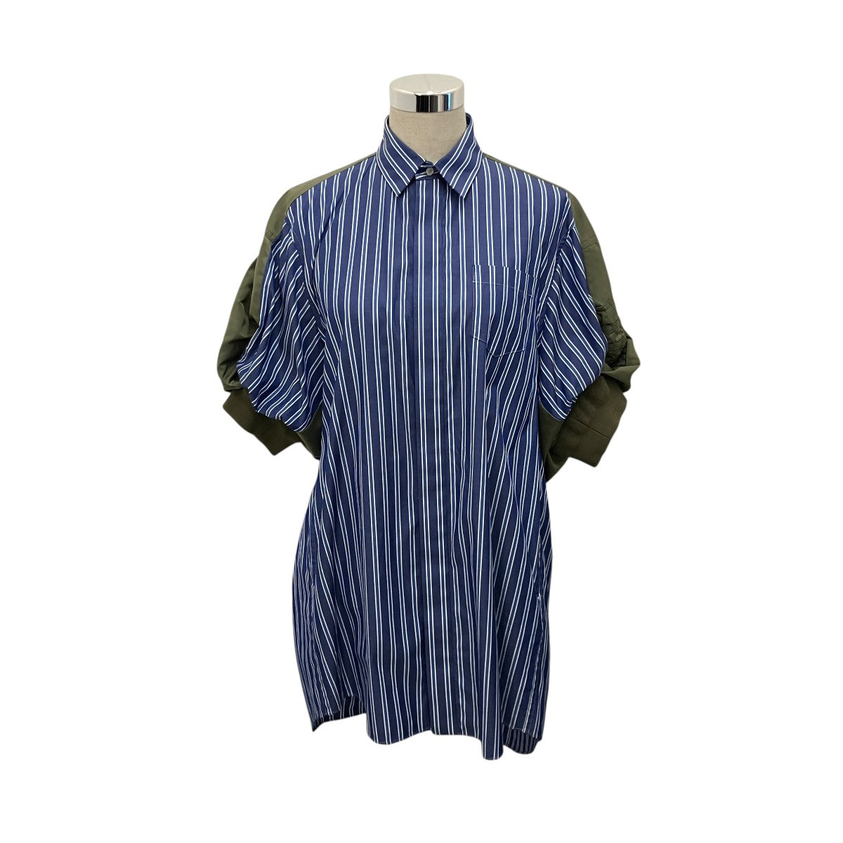 sacai(サカイ) 24SS【COTTON POPLIN x NYLON TWILL DRESS】ツイル
