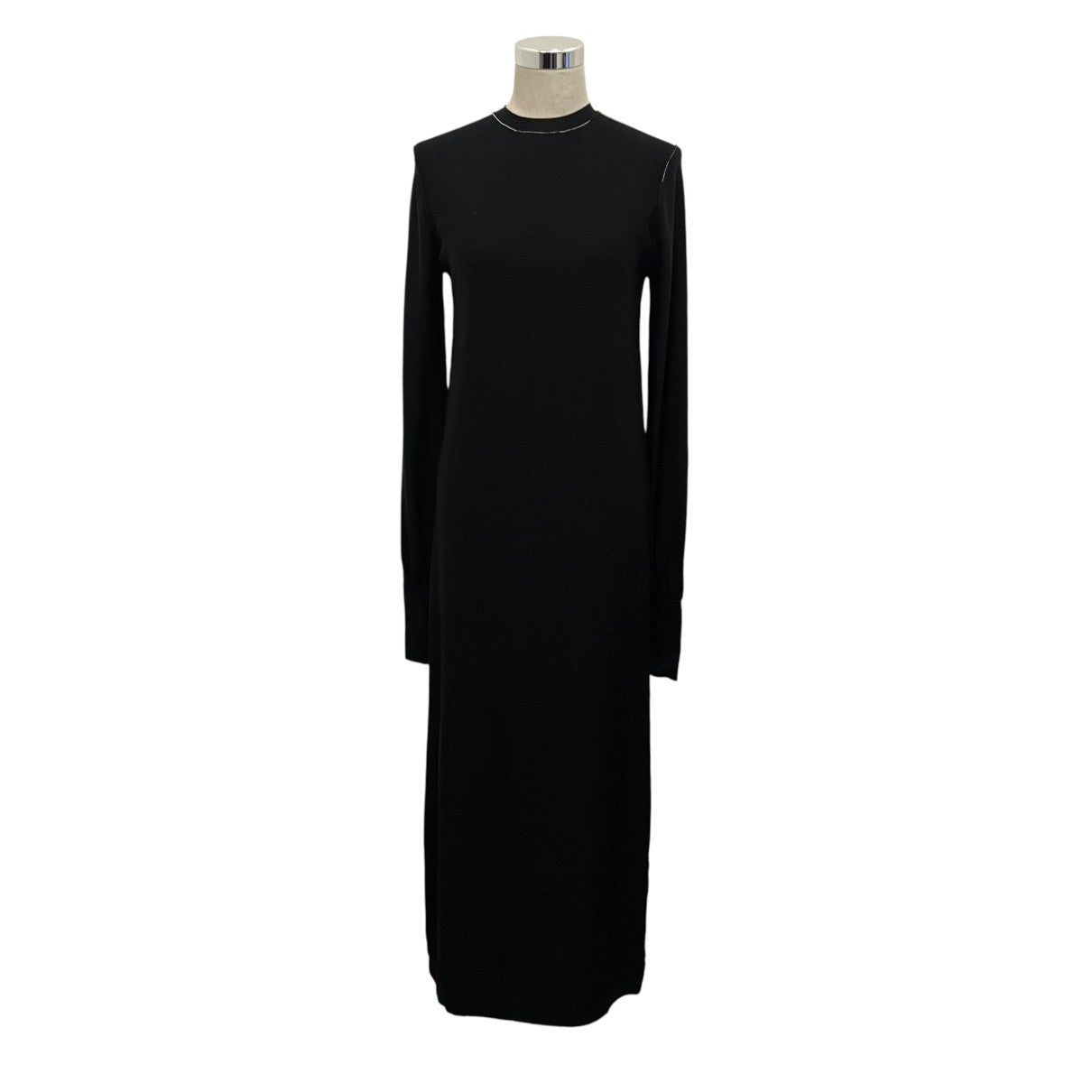 ENOF(イナフ) 【LONG KNIT DRESS】ニットドレス ブラック サイズ L
