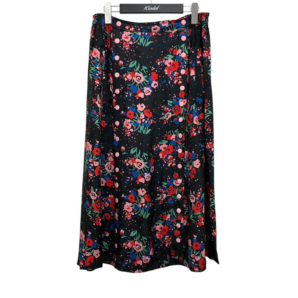 【THE BUTTON-UP SKIRT】花柄スカート