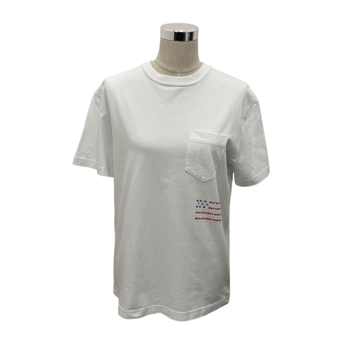 ALEXANDER WANG(アレキサンダーワン) 渋谷胸ポケットTシャツ ホワイト