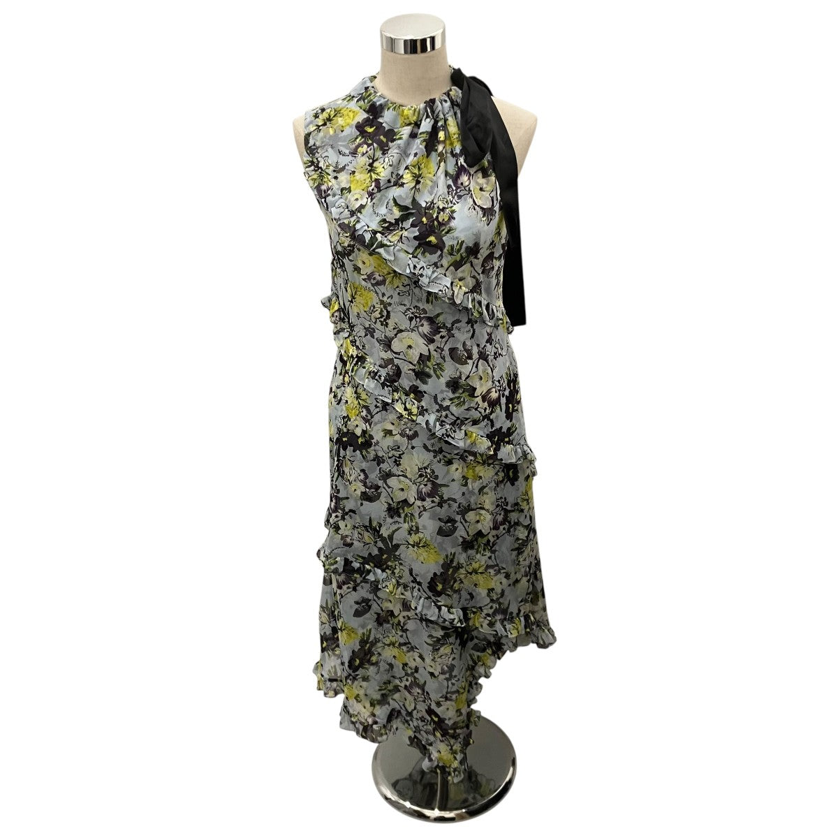 【ZANDRA DRESS】フローラルシルクワンピース