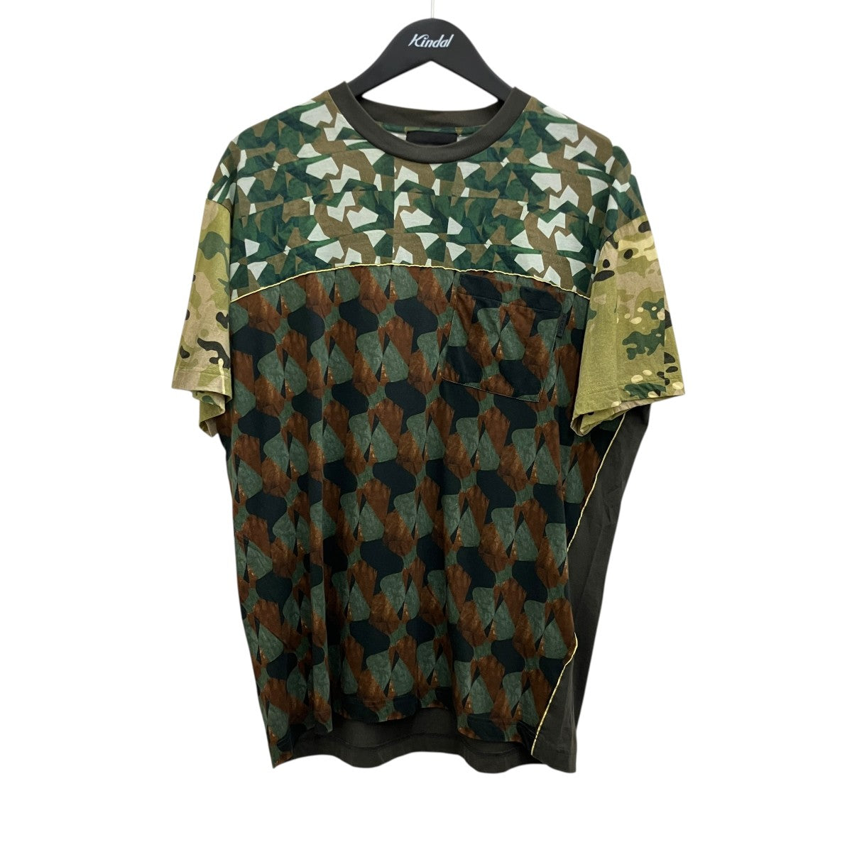 柄切替TシャツUJN402
