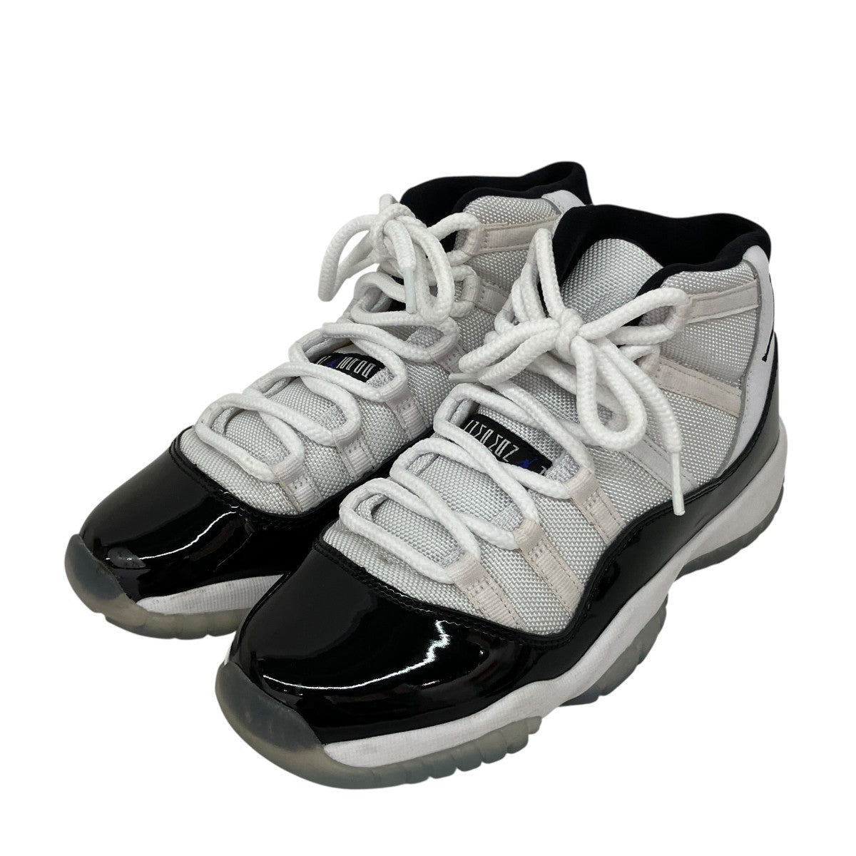 【中古】NIKE AIR JORDAN 11 RETRO スニーカー 378038-104 サイズ24.5㎝ ホワイト[91][240091416201] NIKE(ナイキ) AIR JORDAN 11 RETROハイカットスニーカー378038-100
