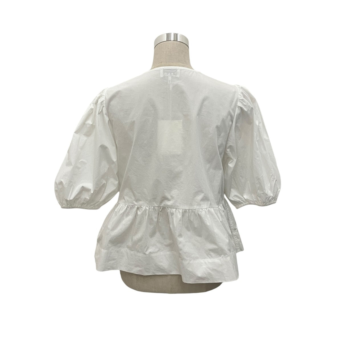 【COTTON POPLIN PEPLUM BLOUSE】コットンポプリン ペプラムブラウスF7364