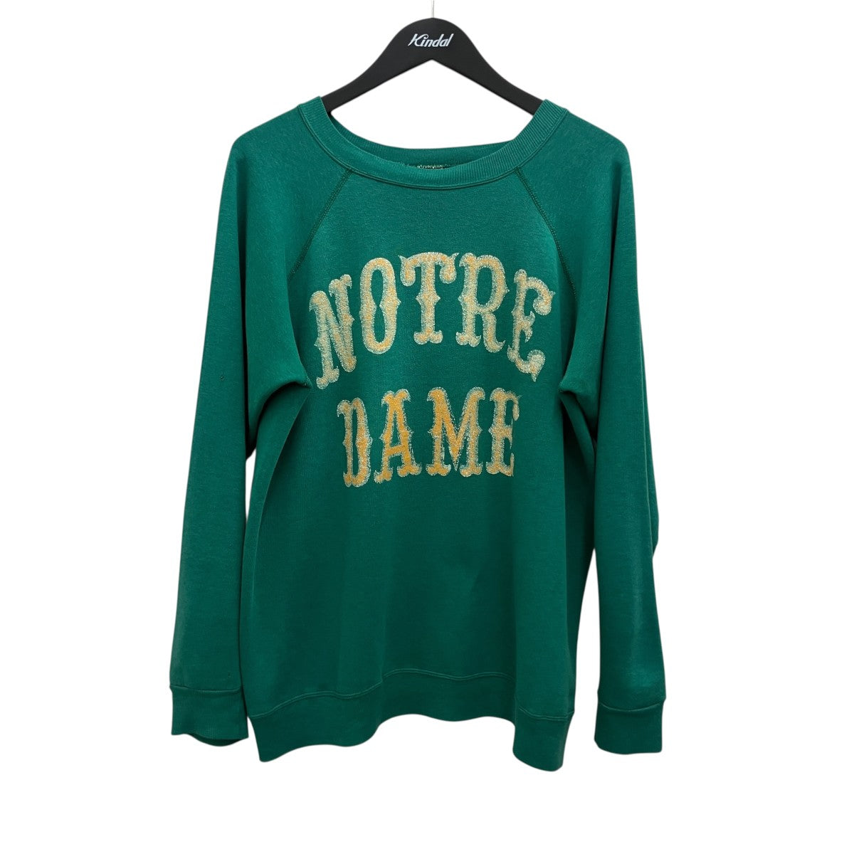 Champion(チャンピオン) 80'S【トリコ】NOTRE DAMEスウェット グリーン