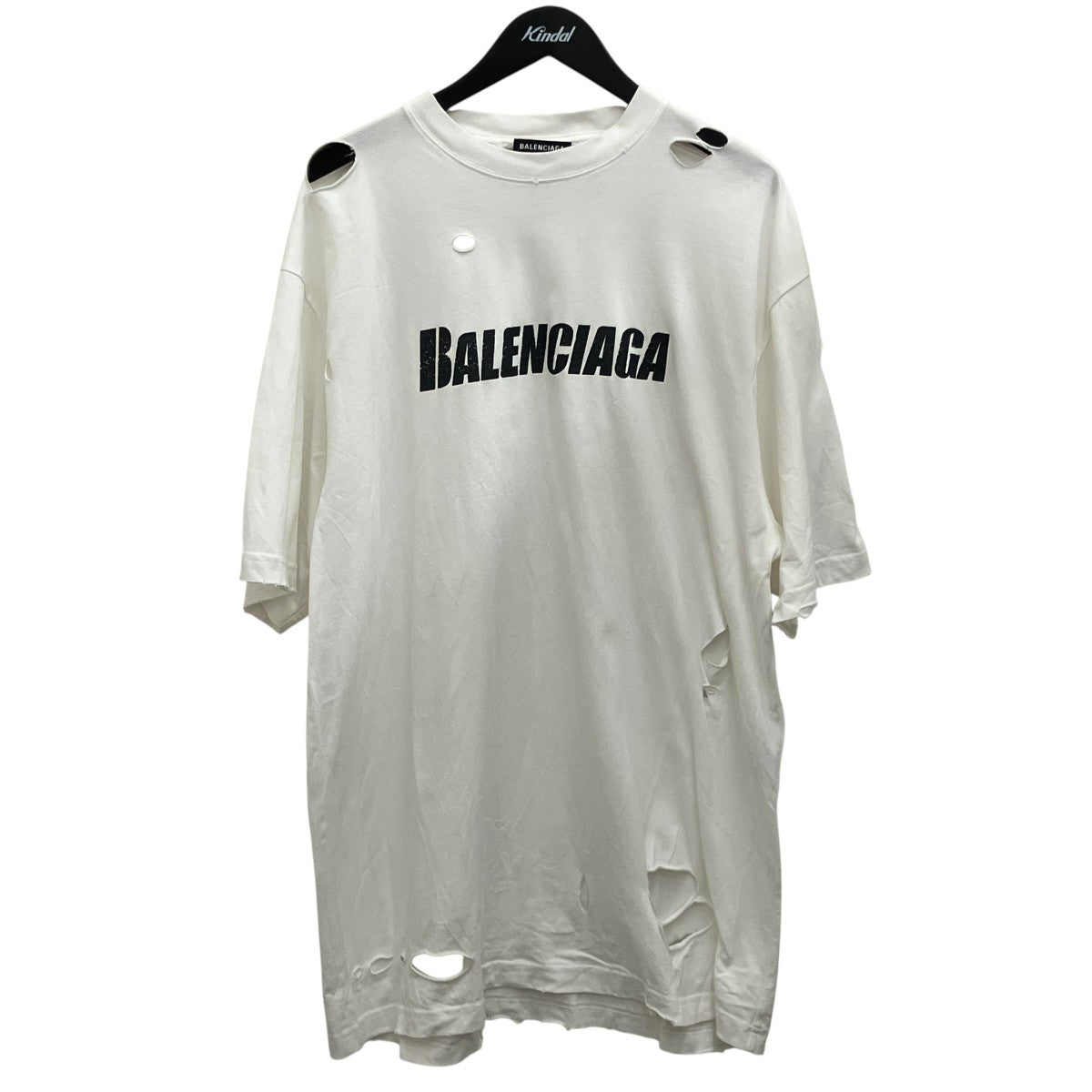 デストロイ ロゴプリントTシャツ651795