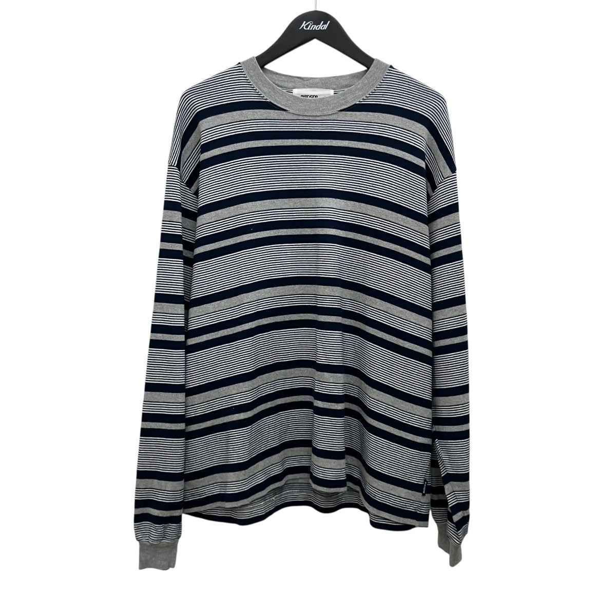 everyone ボーダー 長袖カットソー XL everyone(エブリワン) 【BORDER LONG SLEEVE TEE SHIRT】ボーダー長袖T