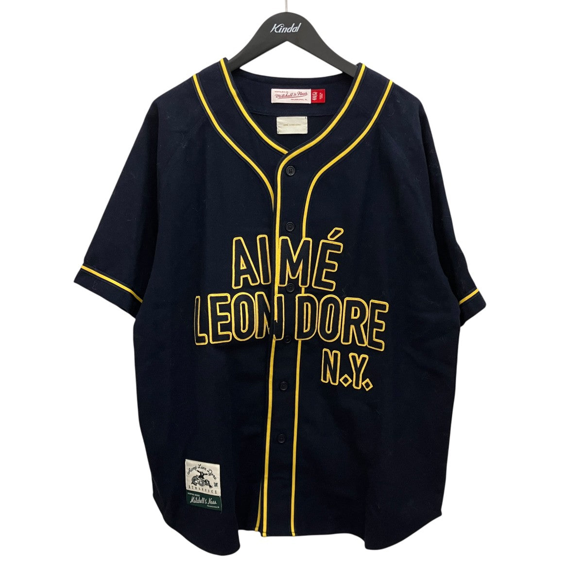 AIME LEON DORE エメレオンドレス ベースボールシャツ Aime Leon Dore(エメ レオン ドレ) ベースボールシャツ ネイビー