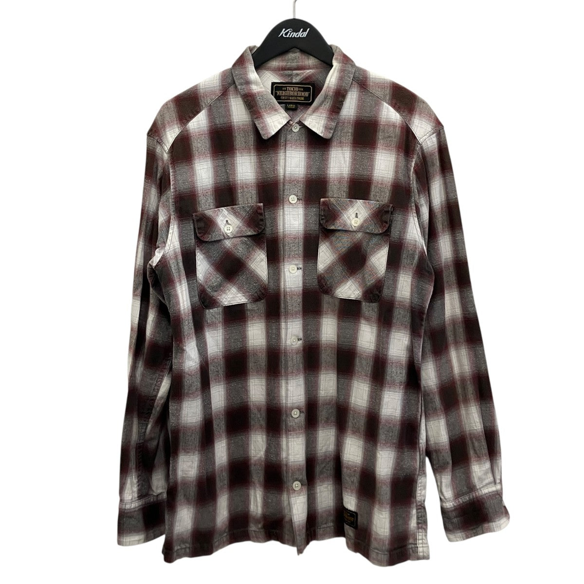 【B&C C-SHIRT.L】オンブレチェックシャツ201ARNH-SHM03