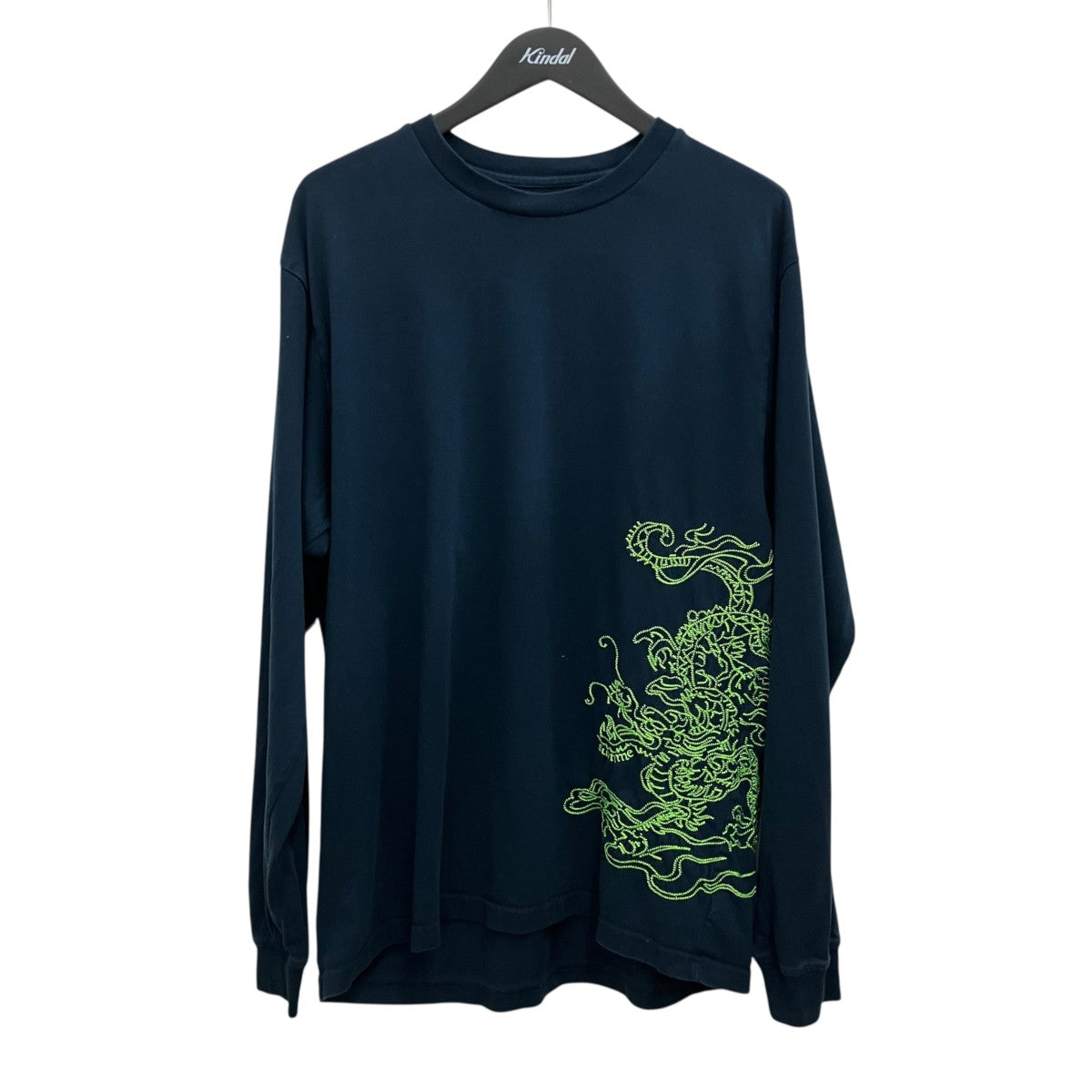 24AW【DRAGON EMBROIDERED L S TEE】ドラゴン刺繍カットソー
