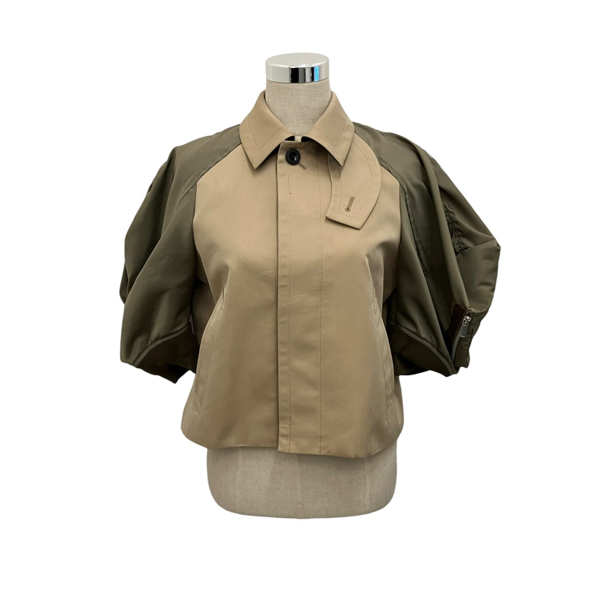 【COTTON GABARDINE x NYLON TWILL JACKET】ラグランジャケット25-07671