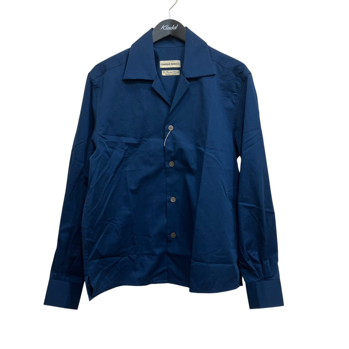 CAMISAS MANOLO(カミサス マノロ) 長袖オープンカラーシャツ25011002