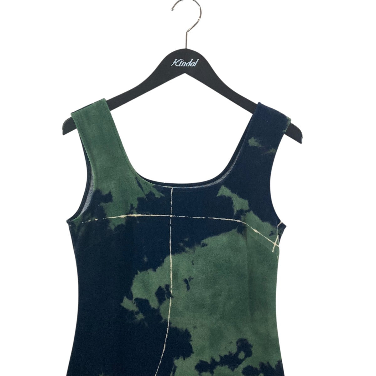 “Kintsugi” Velour Jersey Square Neck Sleeveless Dressノースリーブ・キャミソールワンピースMM24FW-JS071