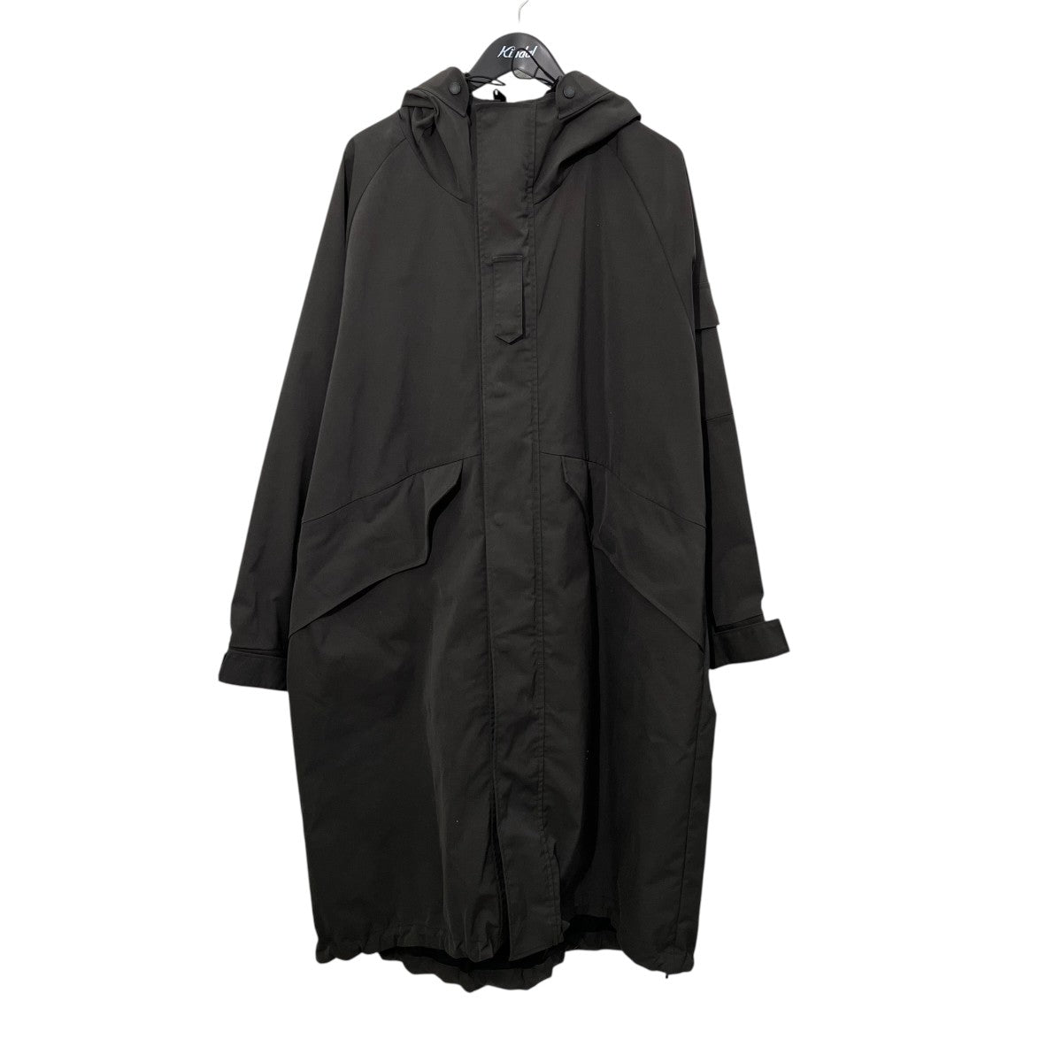 HYKE(ハイク) BIOTOP別注 TASLAN TWILL SHELL COATフーデッドコート232 