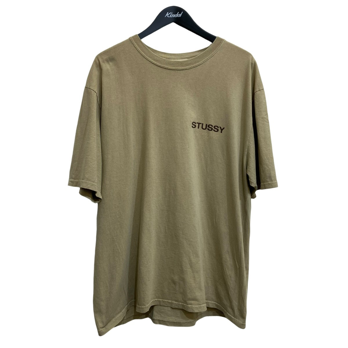 新品 正規品　L　STUSSY ベージュ Tシャツ HONOLULU stussy(ステューシー) Surf Club Pigment Dyed Tee半袖Tシャツ