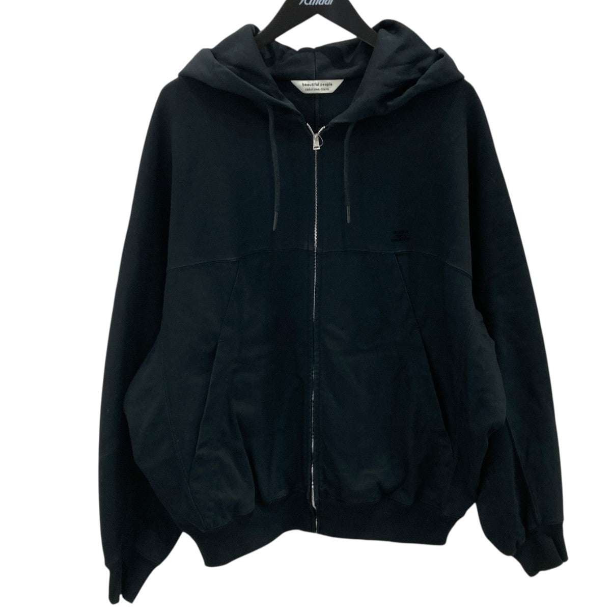 compact double jersey zip up parkaジップパーカー1535302003