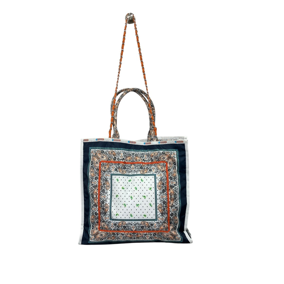 LeSportsac(レスポートサック) ペイズリー ラージチェーントートバッグ