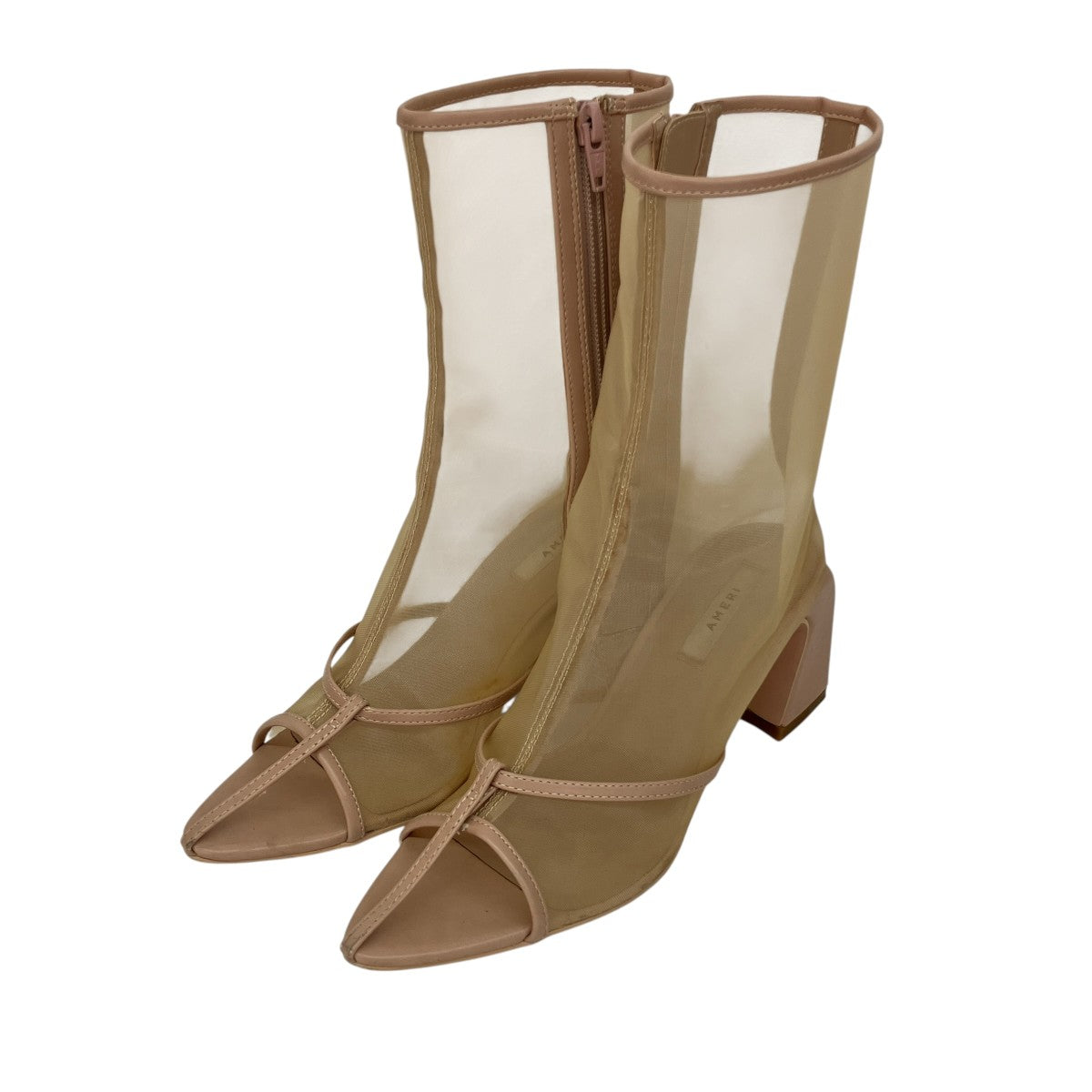 未使用　AMERI vintage アメリ SANDAL LIKE BOOTS AMERI(アメリ) SANDAL LIKE BOOTSブーツ ベージュ サイズ S(22.5cm