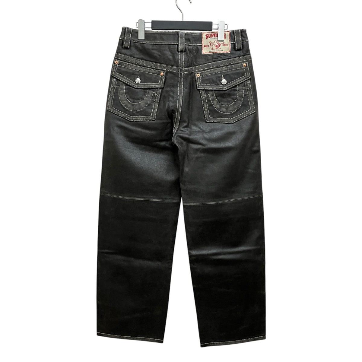25AW ×True Religion /Loose Fit Leather Pant