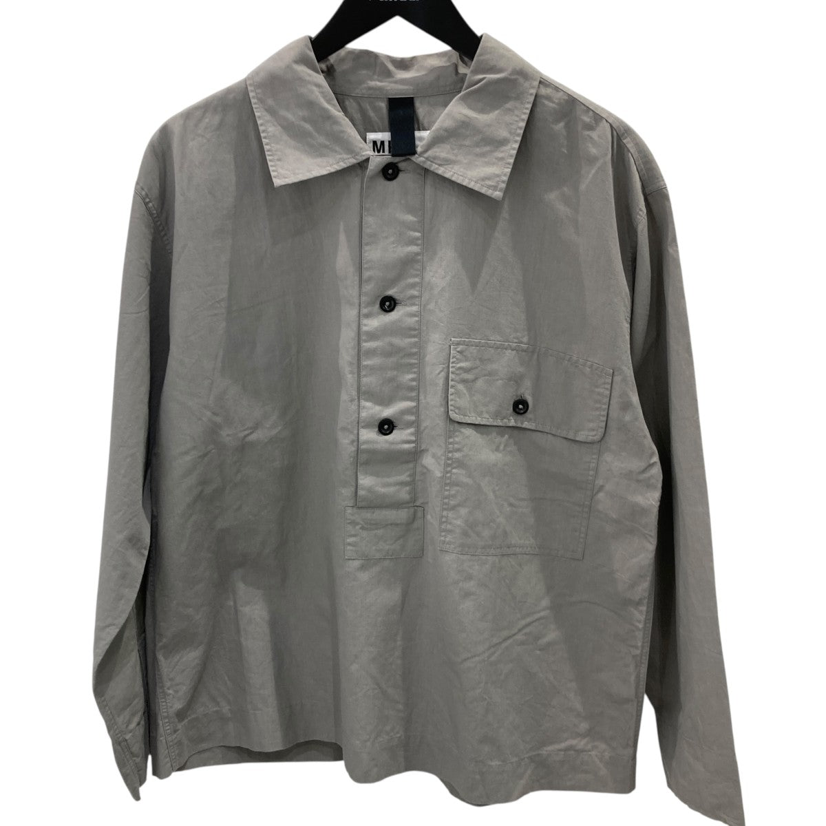 24SSWA-SHI COTTON POPLIN SHIRT長袖シャツ596-4250500