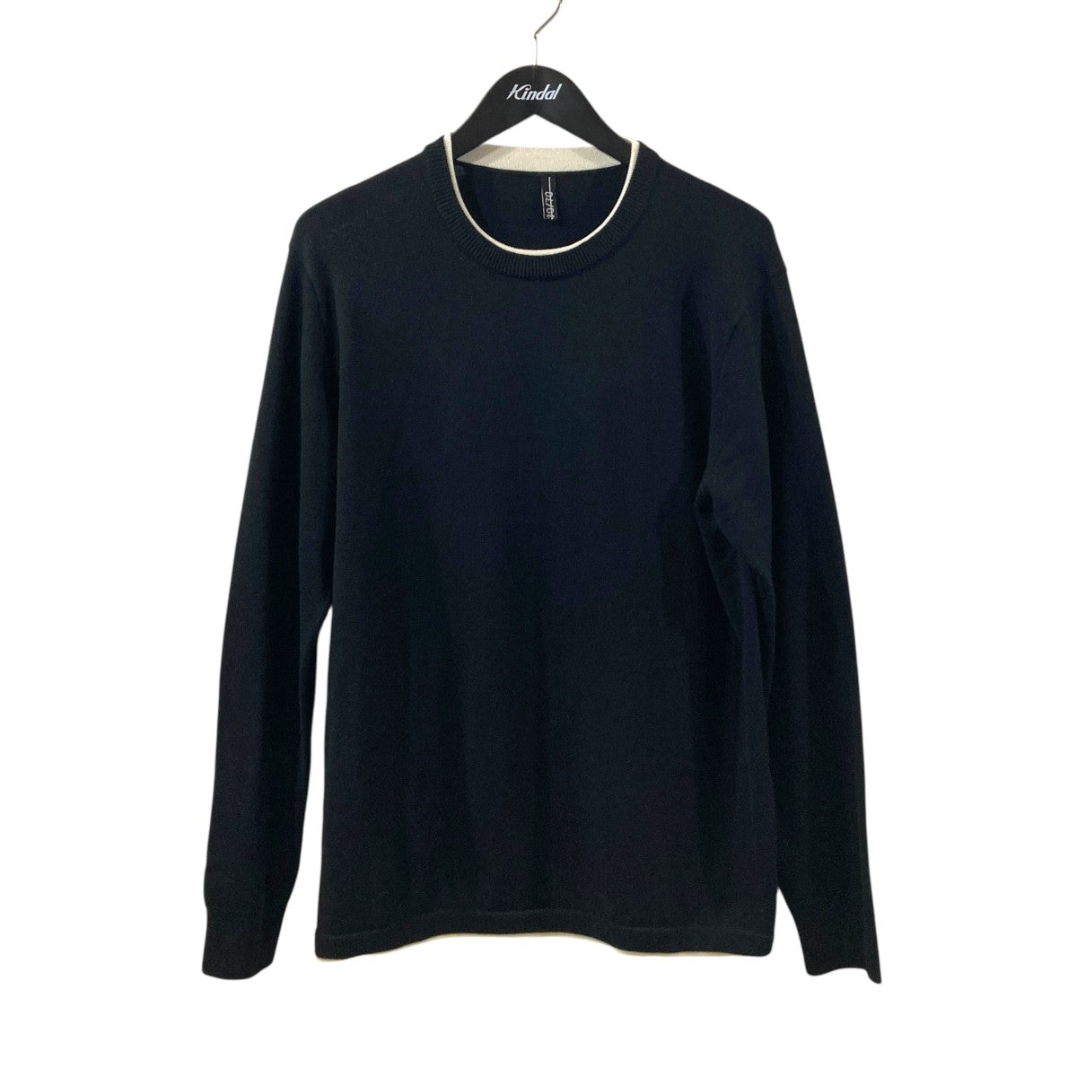 こ*ば様 トレンタセッタンタ　ウールニット　48 30／70(トレンタセッタンタ) ニット ブラック サイズ 48｜【公式