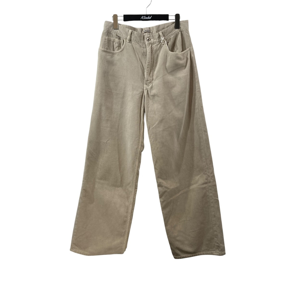 AURALEE(オーラリー) GARMENT-DYED FINX CORDUROY 5P WIDE PANTSパンツ