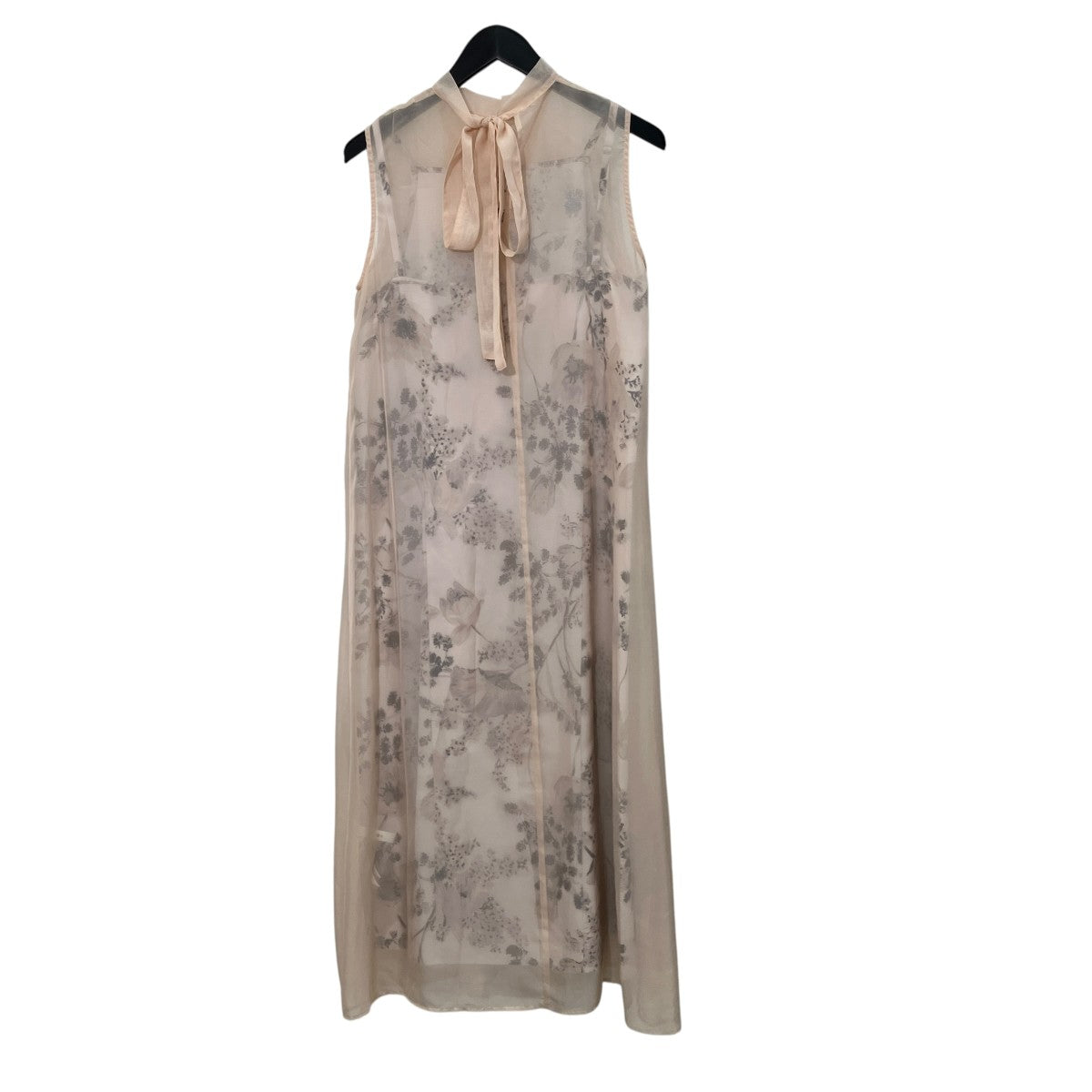2WAY FLOWER LAYERED SHEER DRESSシアーワンピース02210590941