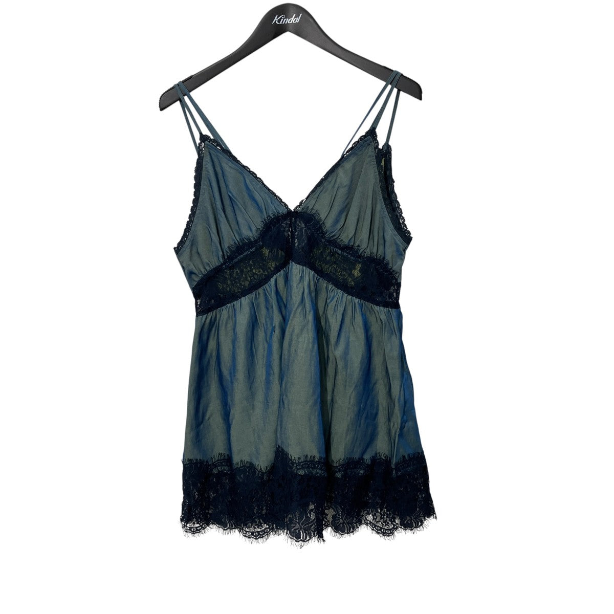 MEDI DENIM TOUCH LACE MIX TUNIC CAMISOLEキャミソールブラウス0226104560480