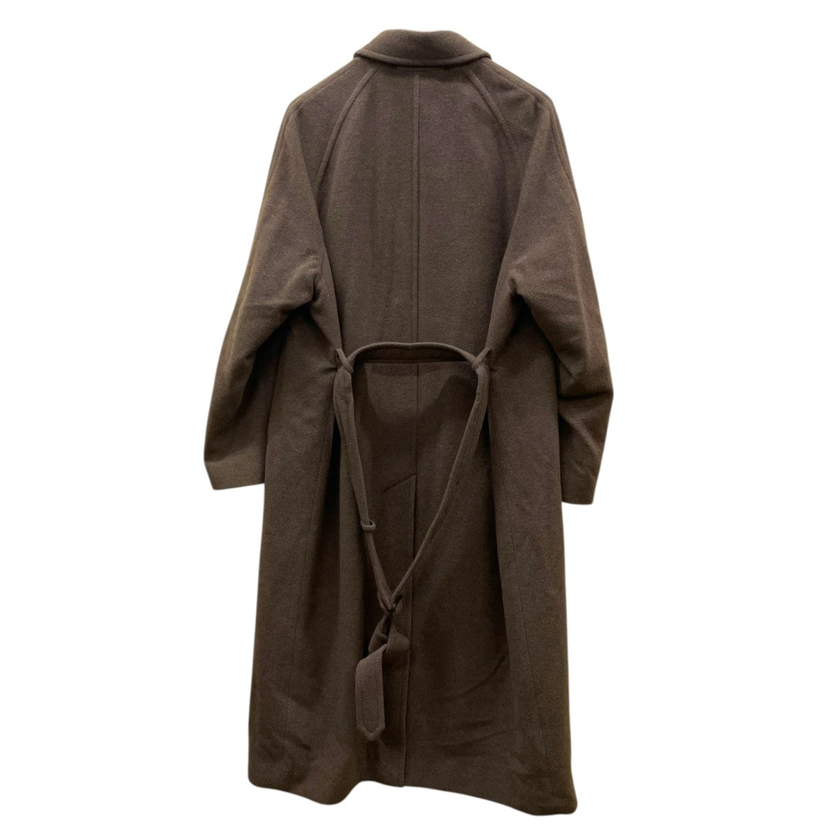 25AWSUPER FINE WOOL MOSSER SOUTIEN COLLAR COATコートA25AC04WM