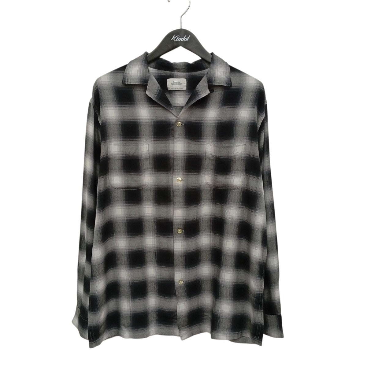 60s Loop Collar Shirtチェックシャツ