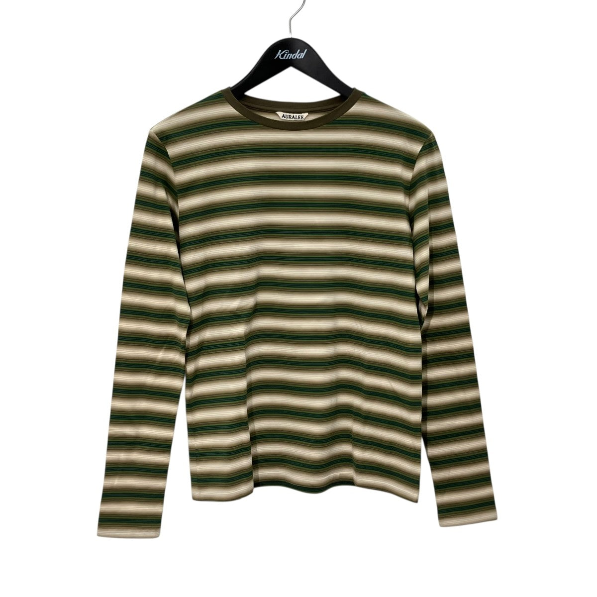 25AWGRADIENT STRIPE JERSEY L S TEEオンブレボーダーロングスリーブTシャツA25AP03GJ
