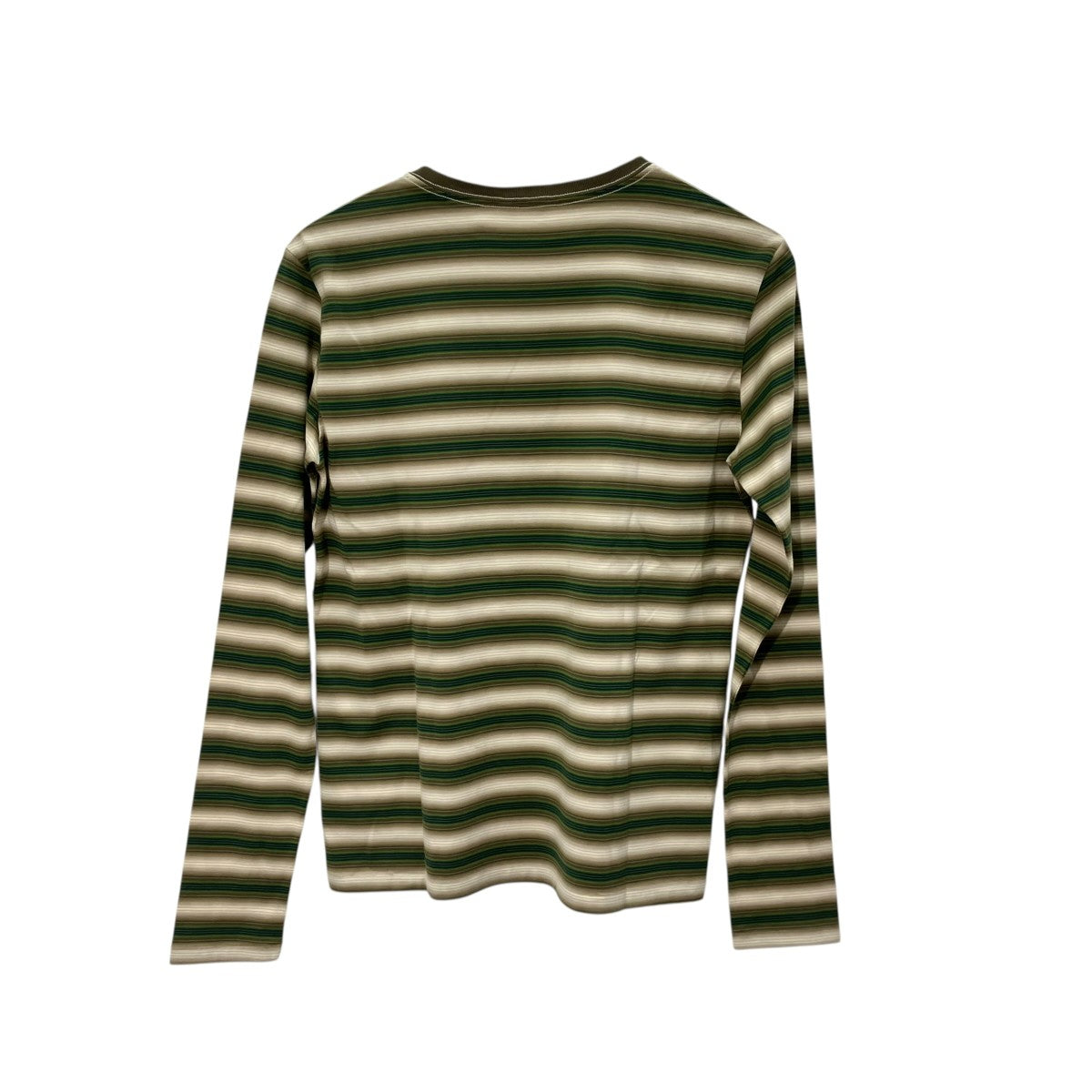 25AWGRADIENT STRIPE JERSEY L S TEEオンブレボーダーロングスリーブTシャツA25AP03GJ