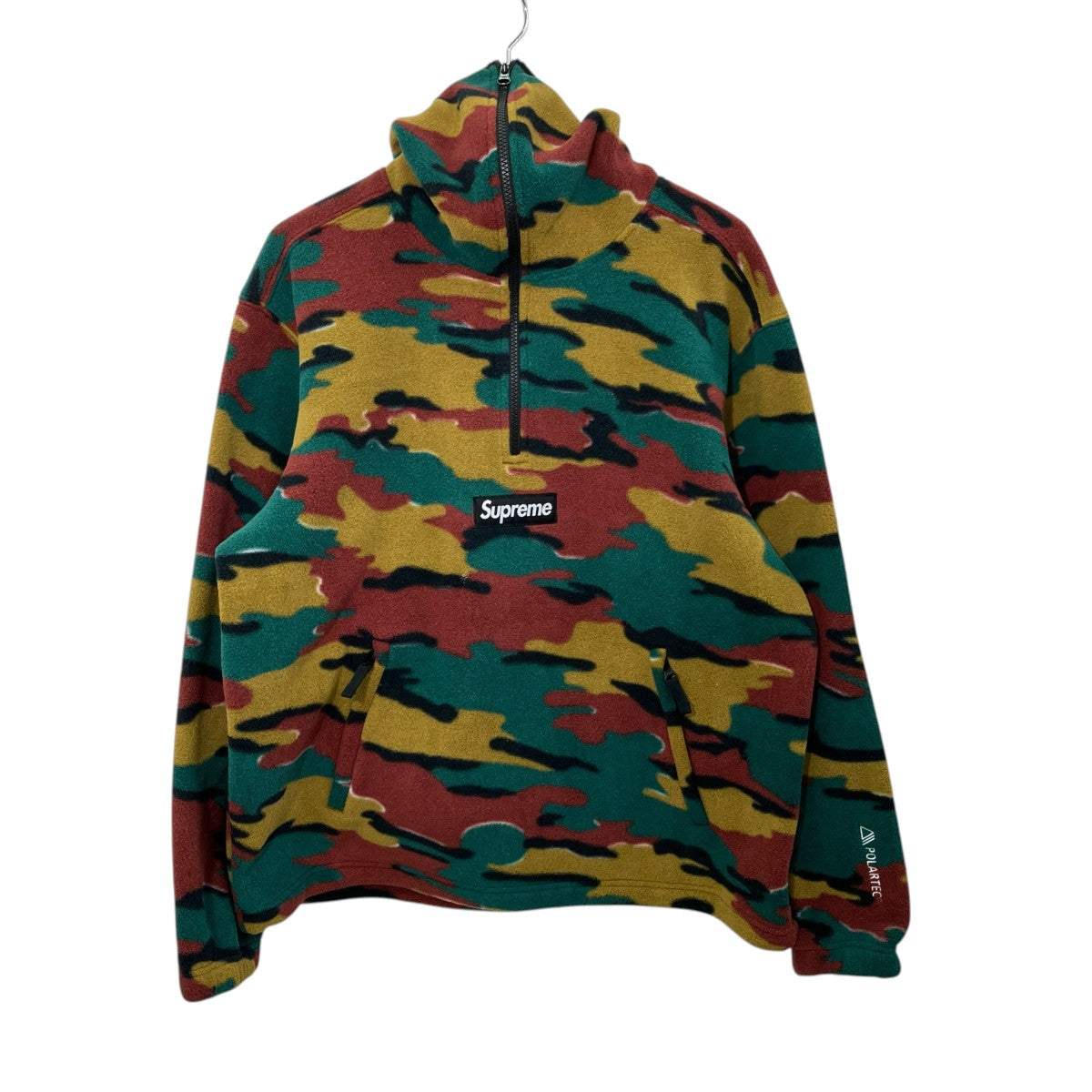 カ*リ様 Supreme ハーフジップ フリース パーカー 迷彩柄 Supreme(シュプリーム) supreme polartec facemask half zip pullover