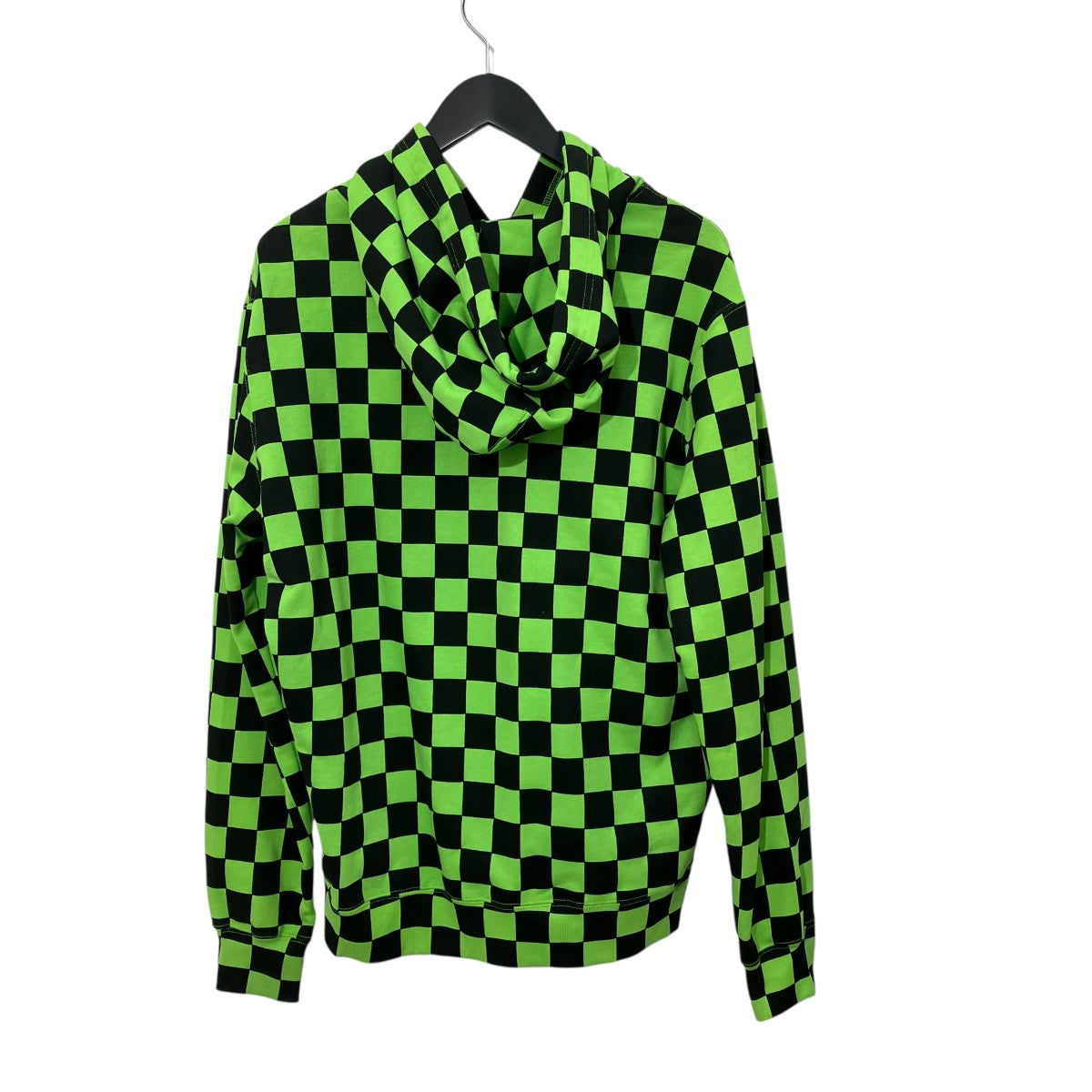 B.B.GRAND PRIX HOODIEチェックプルオーバーパーカー