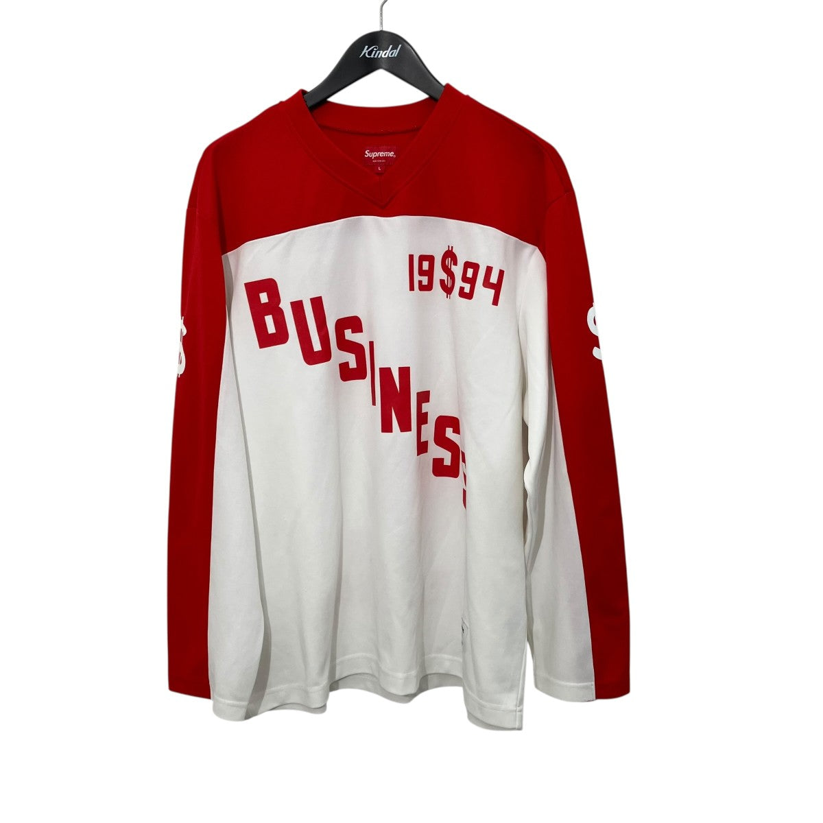Supreme(シュプリーム) Business Hockey JerseyVネックホッケーシャツ