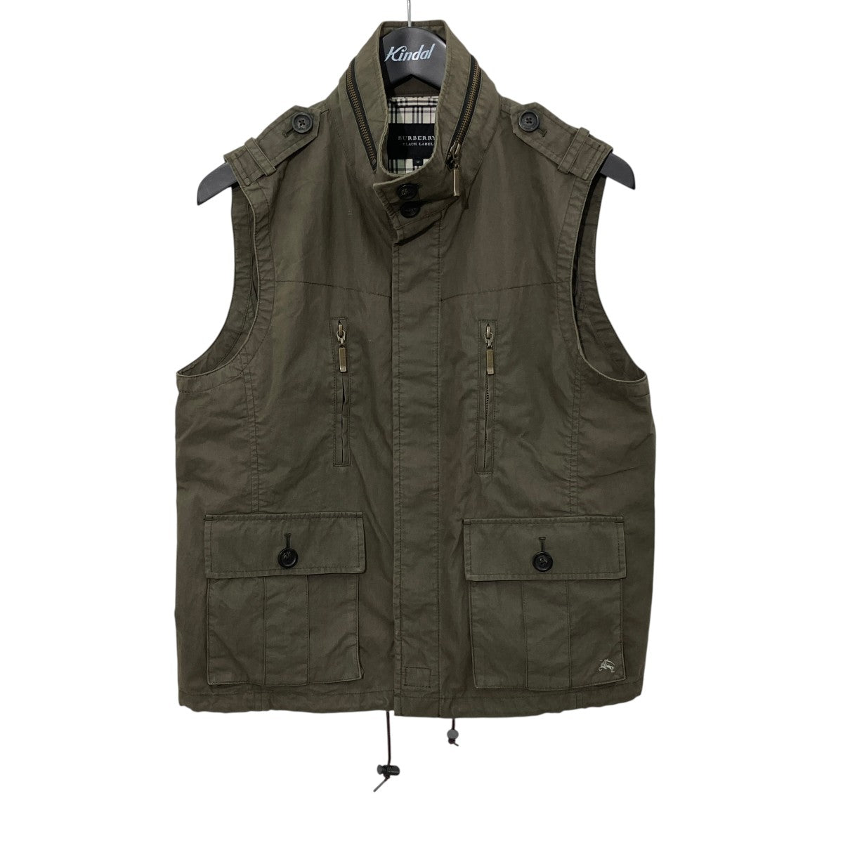 BURBERRY BLACK LABEL(バーバリーブラックレーベル) ジップベストBMP27