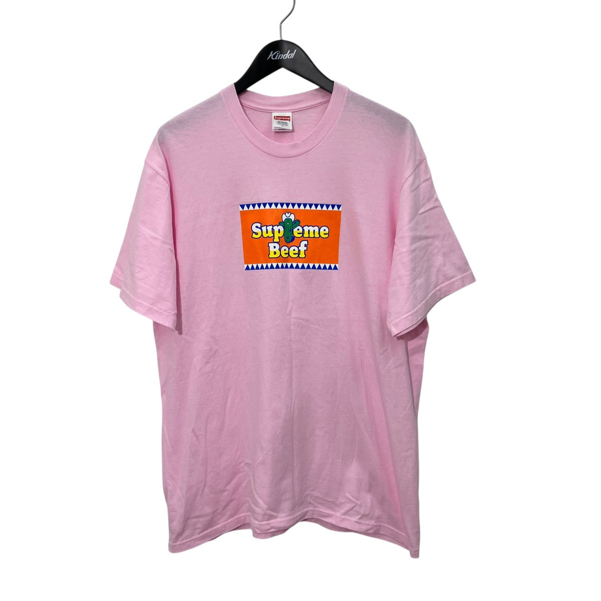 Supreme(シュプリーム) Beef Tee半袖Tシャツ ピンク サイズ L｜【公式