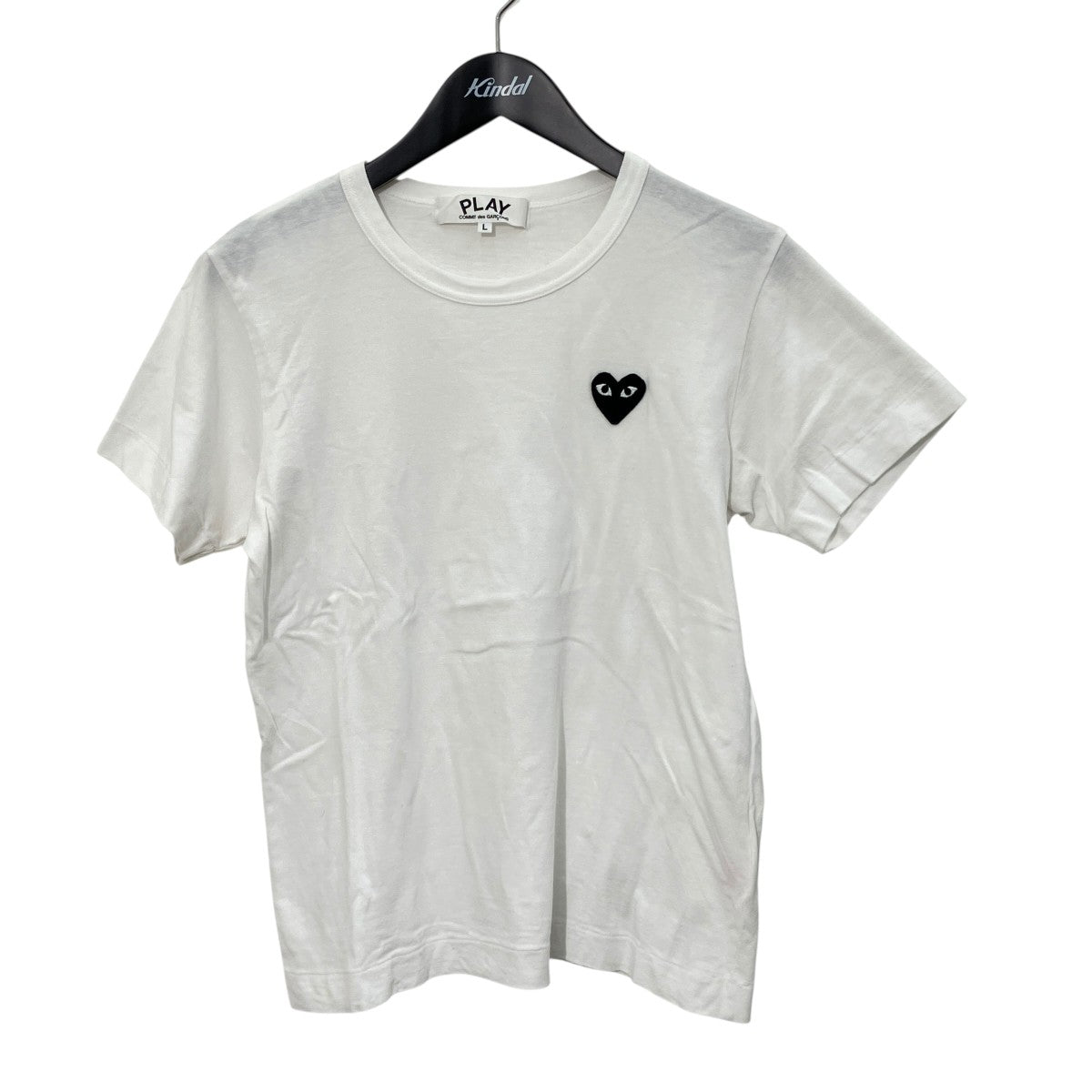 【美品】PLAY COMME des GARCONS ロゴTシャツAZ-T063 PLAY COMME des GARCONS(プレイコムデギャルソン) 半袖TシャツAZ-T063