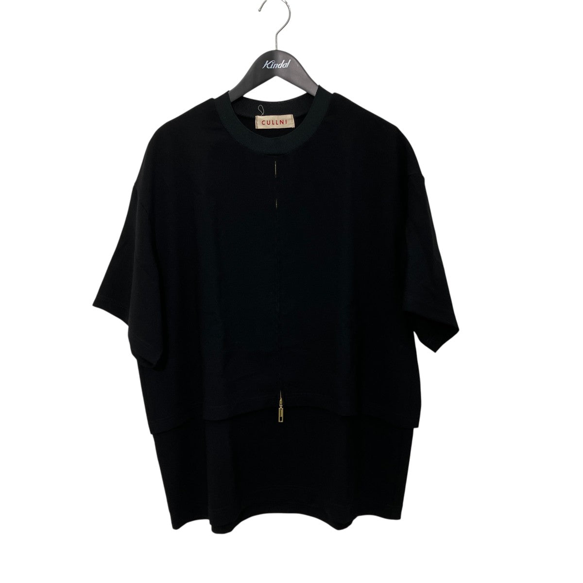 2wayストレッチレイヤードプルオーバー半袖カットソー21-SS-038