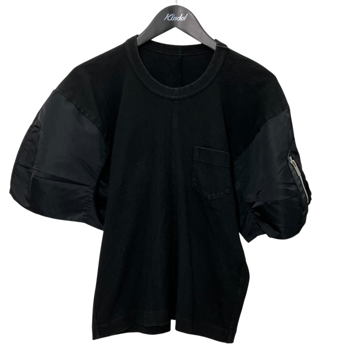 Nylon Twill x Cotton Jersey半袖カットソー24-07400