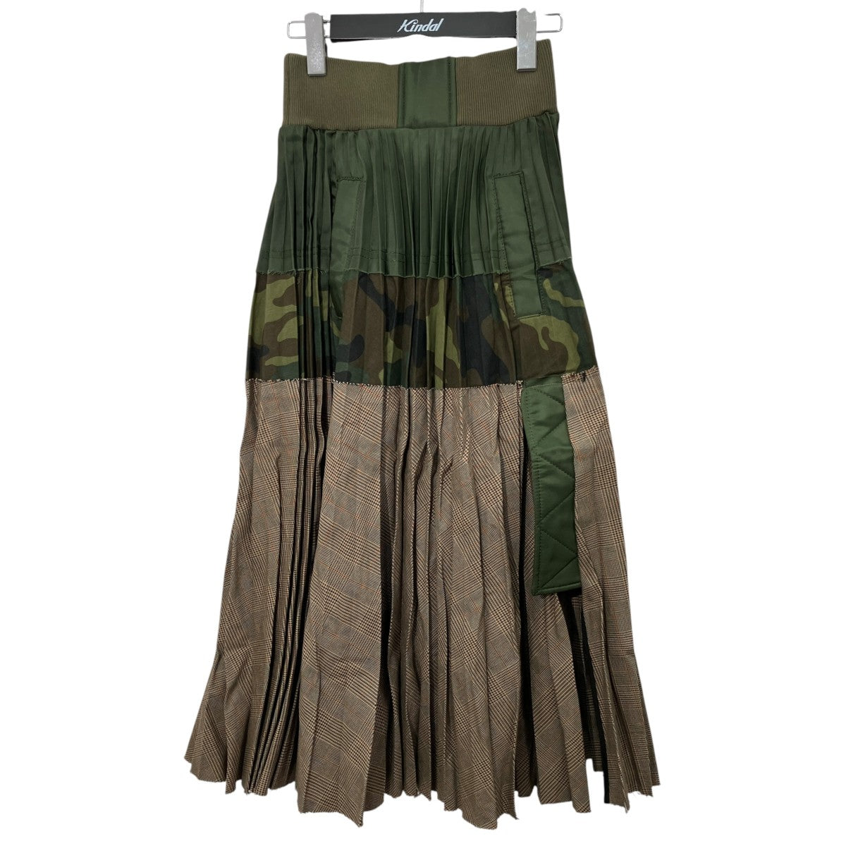 sacai(サカイ) カモフラ チェックプリーツスカート18-03793 18-03793 