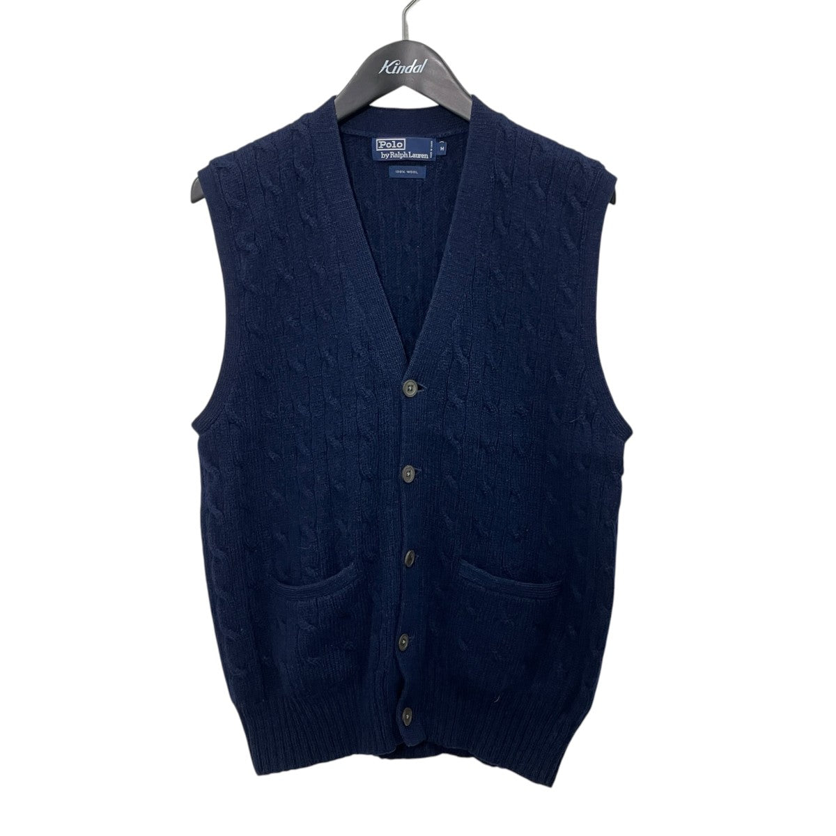【未使用】Polo by Ralph Lauren ベスト ジレ リネンネイビー POLO RALPH LAUREN(ポロラルフローレン) ニットベスト ネイビー サイズ