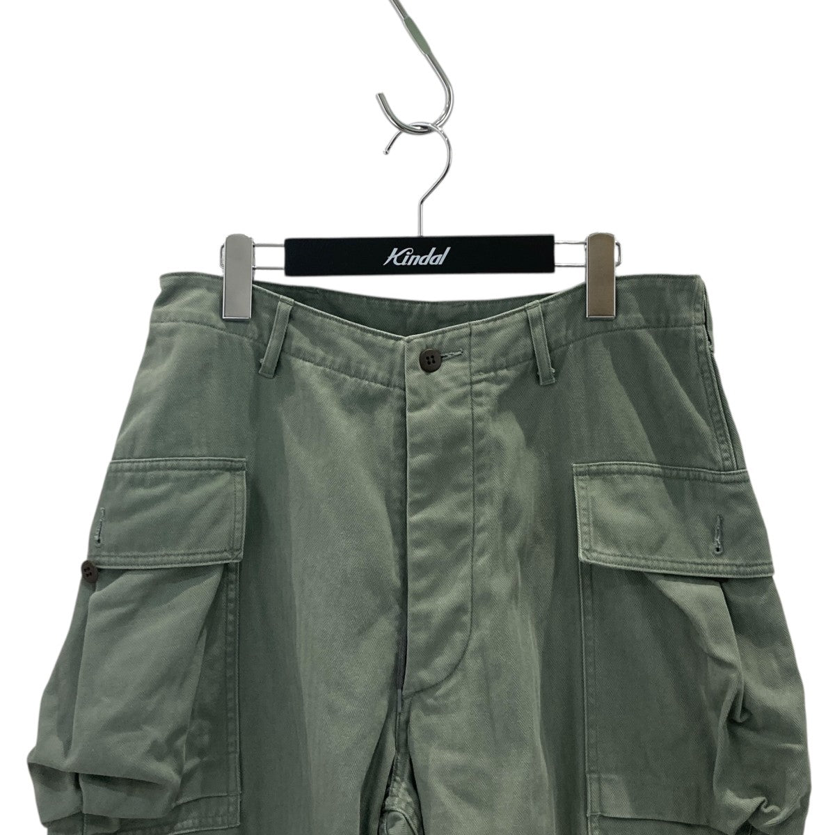 Cotton-HBT 43 Pants FadeSageカーゴパンツbROOTS25S2USD