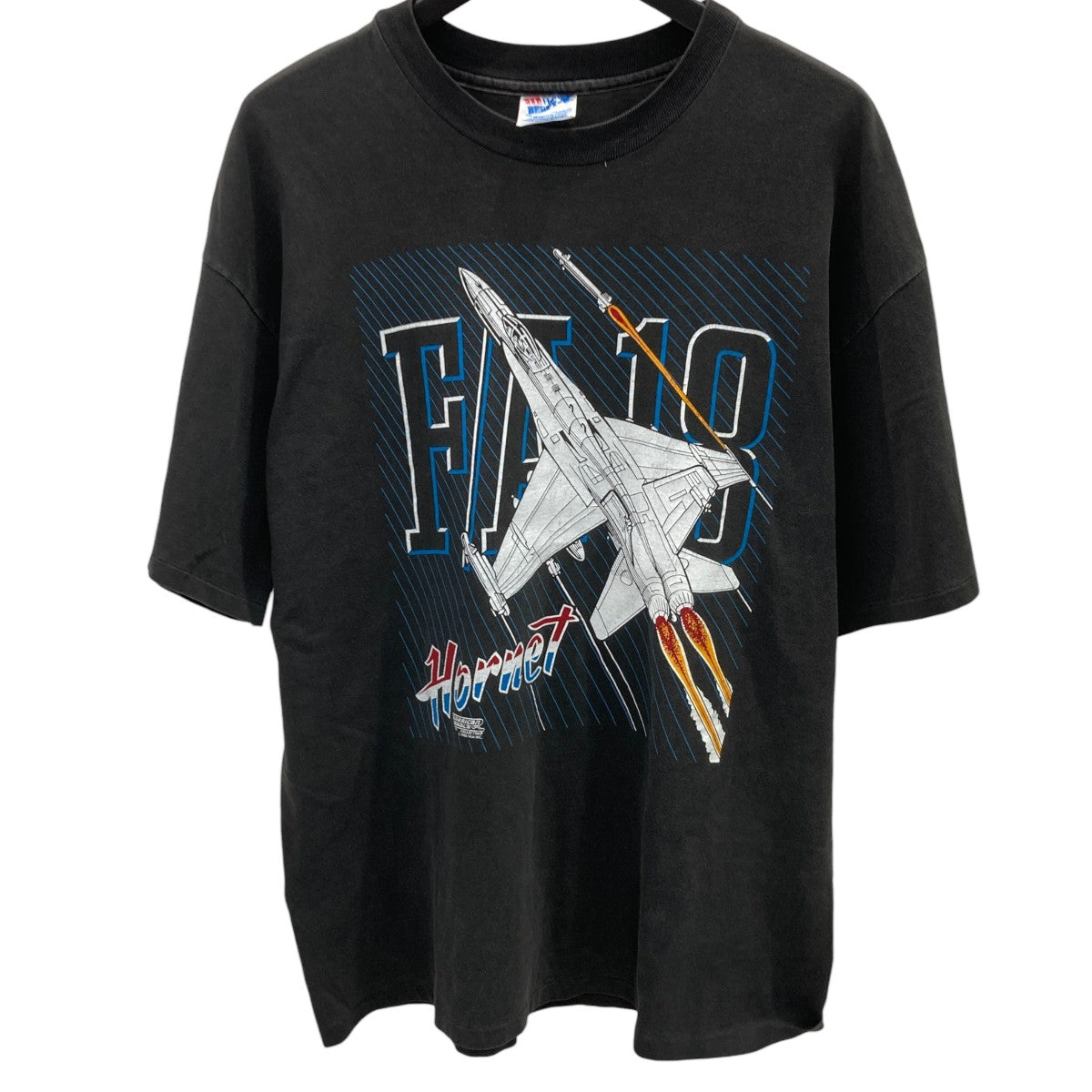 80s Hanes ヴィンテージ F A-8 hornet 戦闘機Tシャツ