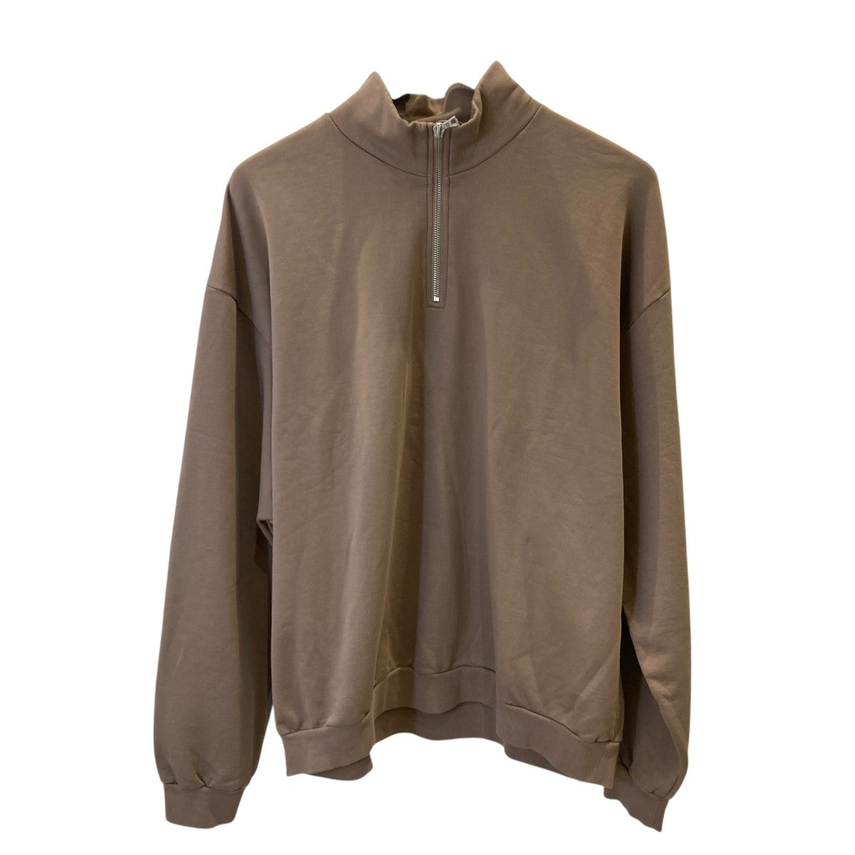 ELASTIC HIGH GAUGE SWEAT HALF ZIP P OハーフジップスウェットA24AP01NU